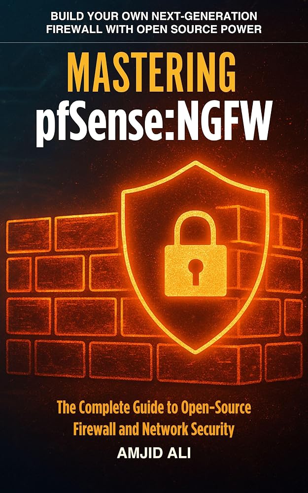 Mastering pfSense NGFW: The Complete Guide to Open-Source Firewall and Network Security book cover